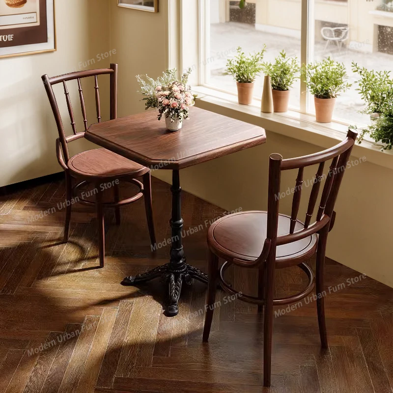 

Круглые столы для кафе в стиле минимализм, современные столы для гостиной, десертных и кафе, мебель из каучукового дерева, La Table Basse MHKFZ