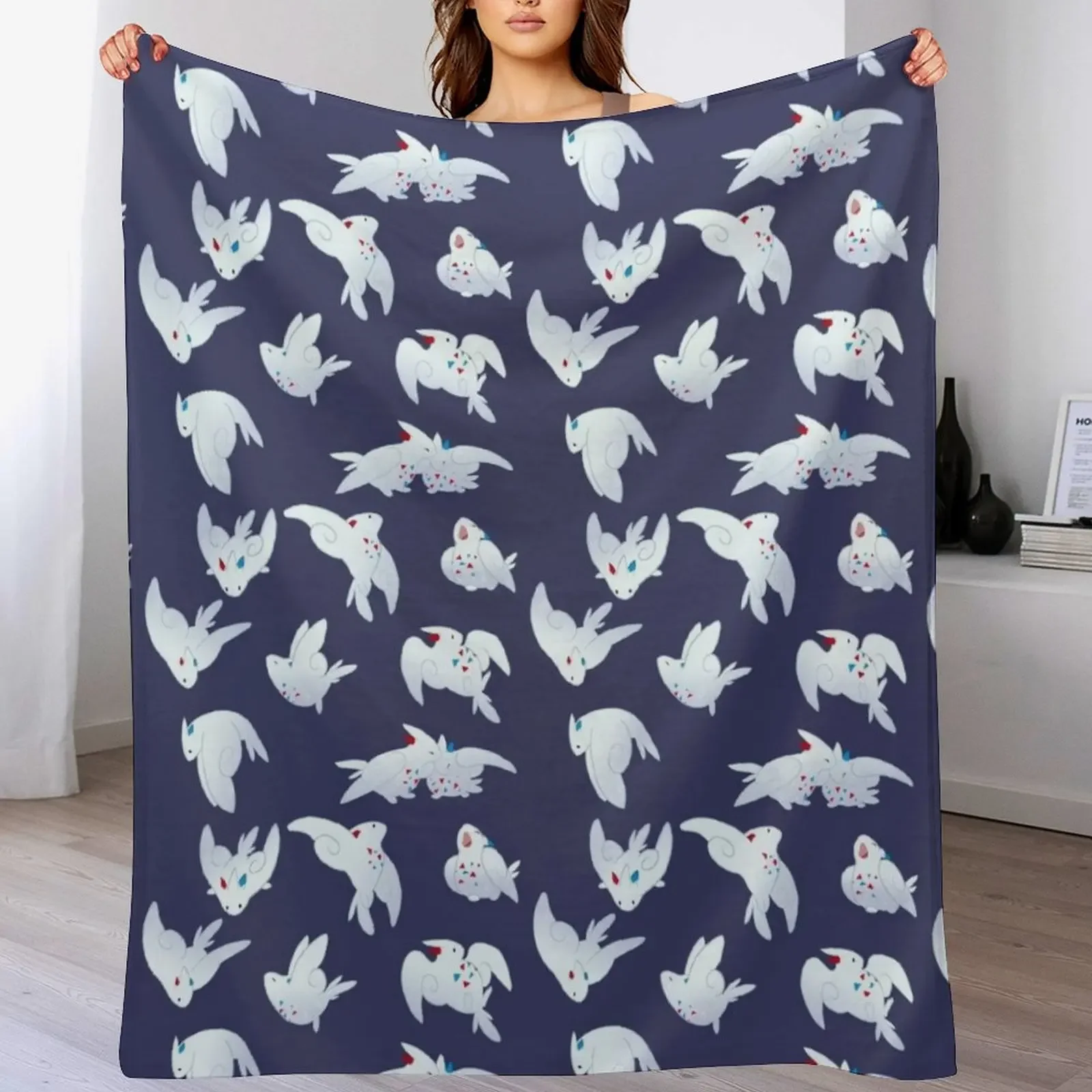 

Togekissies Throw Blanket halloween Camping Picnic Retros Blankets