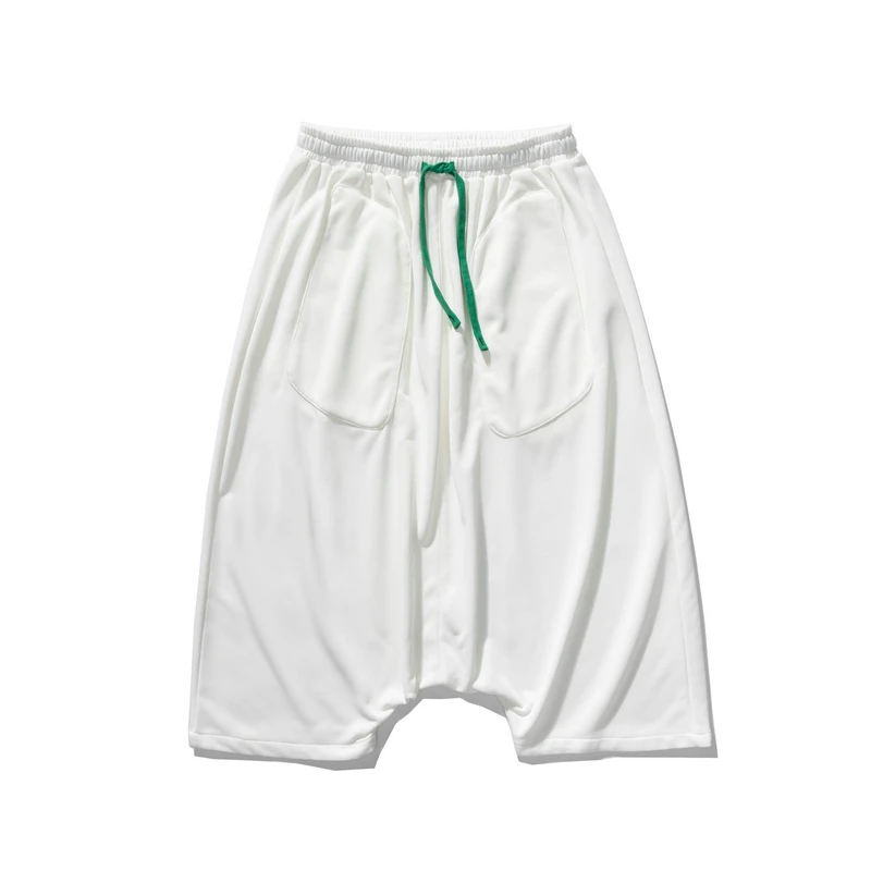 2026 New Summer Men Shorts Wide Leg  Hip Hop Calf-Lenght Pants Male Jogging Streetwear Trousers Casual Sweatpants M-5XL