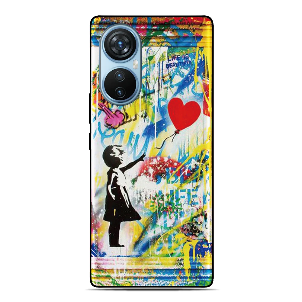 Graffiti-Kunst-Abdeckung für Realme C85 15 Pro 5G C75 C51 C53 C63 C65 C67 C31 C30 C35 C55 C33 4G C21 C12 Reno 8T 10 8 7 Handyhülle