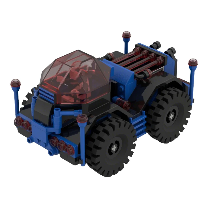 174pcs MOC Space Police I Prisoner Transport Model Building Toys Blocks Architecture DIY Christmas Gifts Assemble Creative Idea