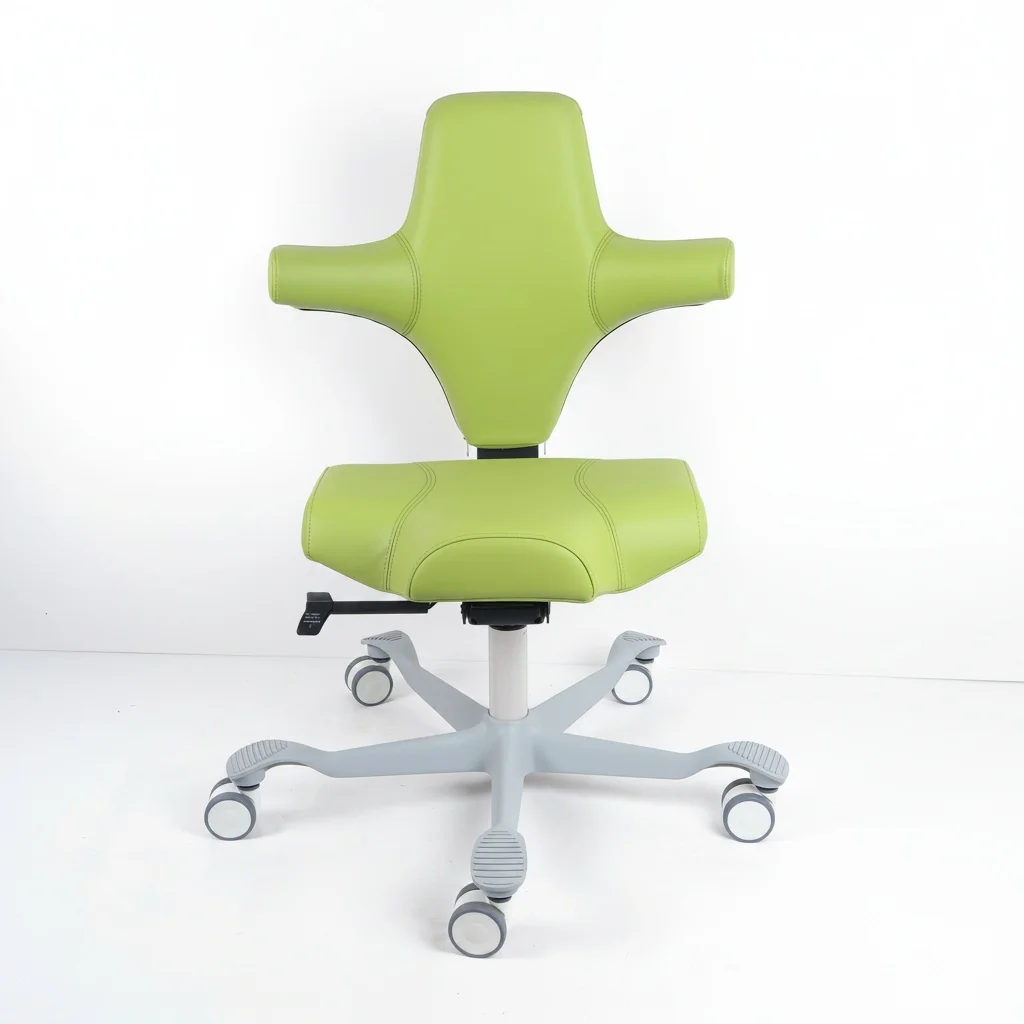 

Ergonomic Saddle Stool, Medical PU Leather 430-570mm, Dental Office Chair, Swivel Lift, Laboratory Chair, for Hospital