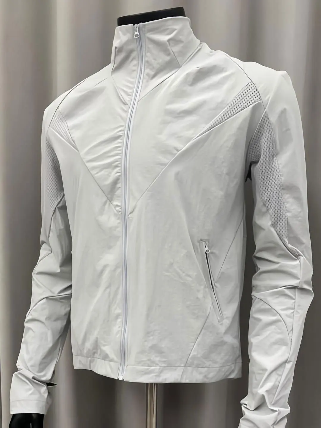 

American Sle Me Stand Collar Lightweight Outdoor Sports Sun Protection Clothing Qui Dry Thin Men Women Summer Jaet