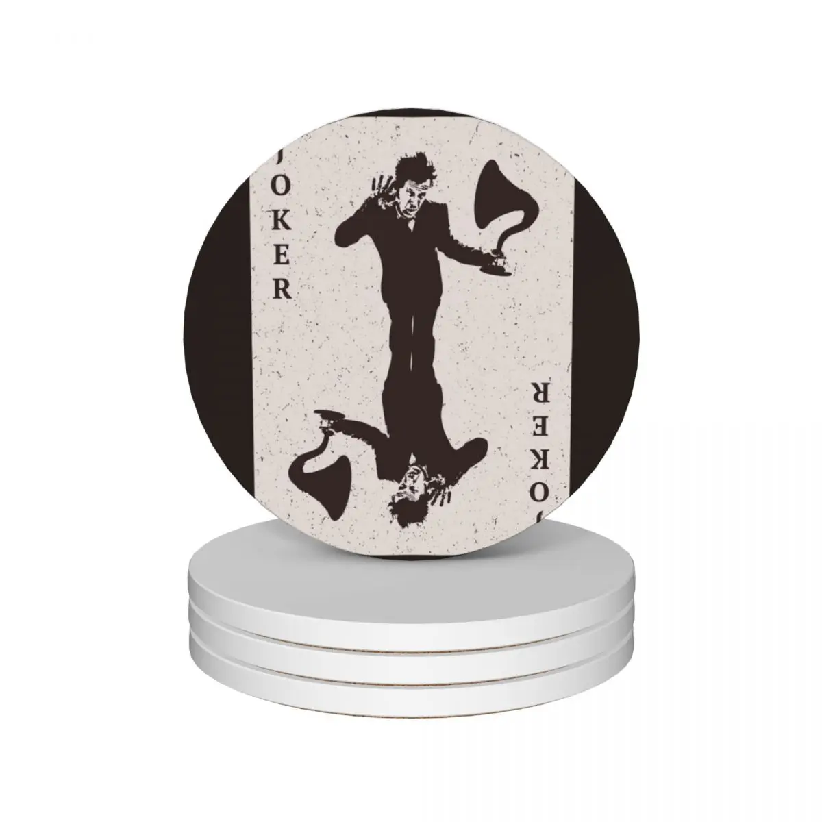 

Tom Waits - Joker Ceramic Coasters (Set of 4) custom ceramic slate Coasters