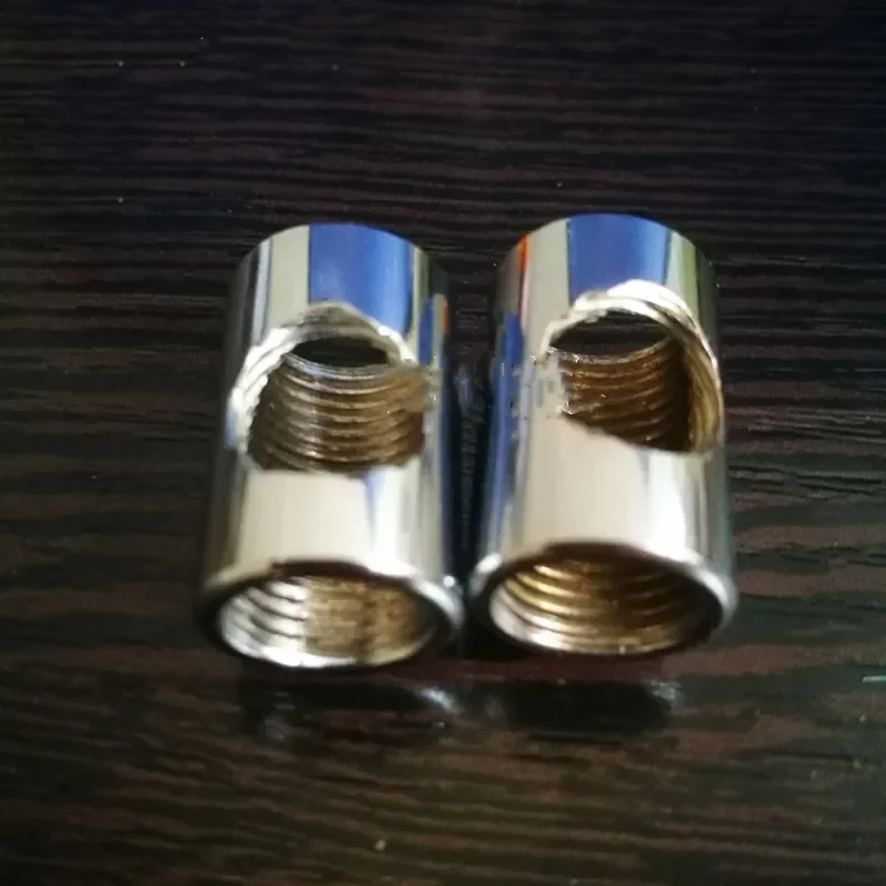 5 Stück M10 x 1 mm Eisen-T-Stück, zylindrisches internes Dental, gerades Rohr, 90-Grad-Adapter, T-förmiger Stecker, DIY-Beleuchtungsarmaturen