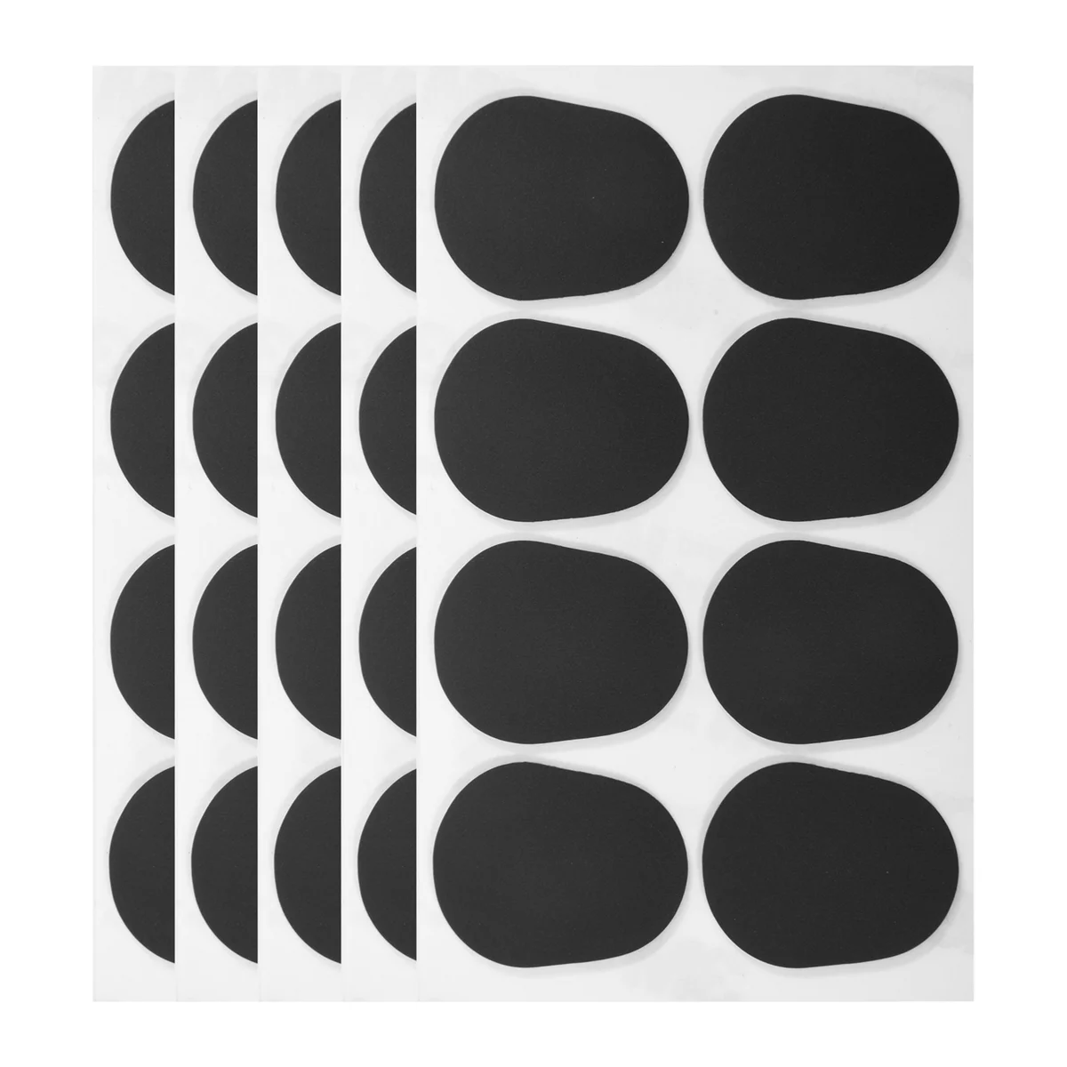 A44T40 шт. подушечки для мундштука для саксофона, 0,8 мм, патчи для мундштука для тенора/альта и саксофона