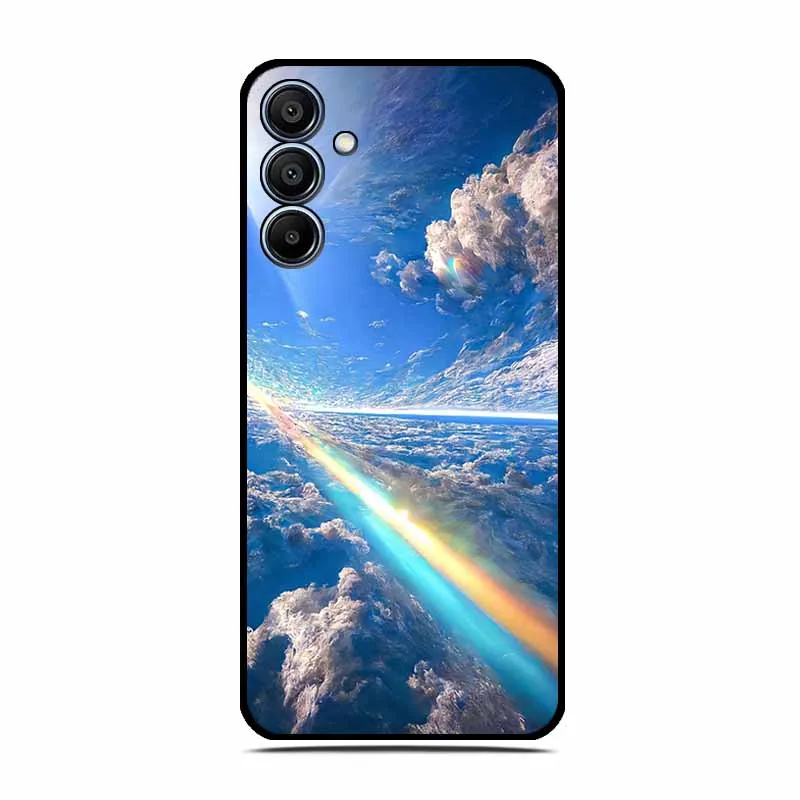 Back Case for Samsung A05 A15 Colour Floral Phone Case Soft Silicone TPU Cover for Samsung Galaxy A25 A35 A55 Protective Funda image 5