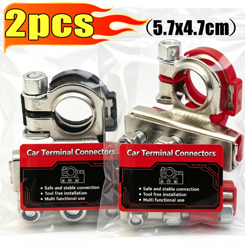 Quick Release Disconnect  Accessories Car Battery Terminal Connectors Positive Negative Car Battery Terminals Clamp Connector