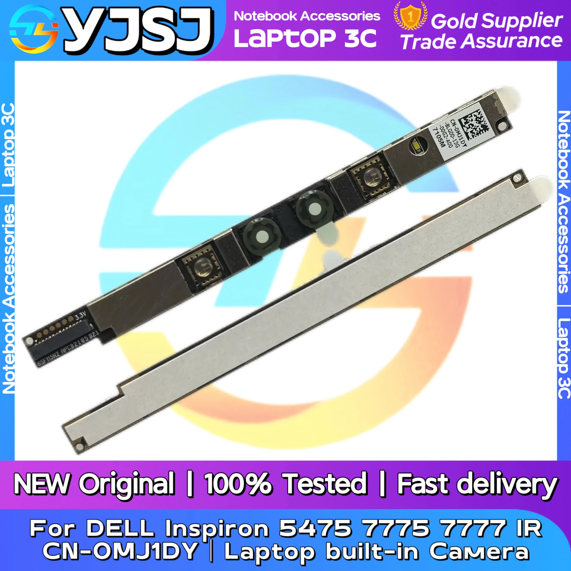 New Original Laptop Notebook Camera  For DELL Inspiron 5475 7775 7777 IR Front Camera CN-0MJ1DY Video Head Module