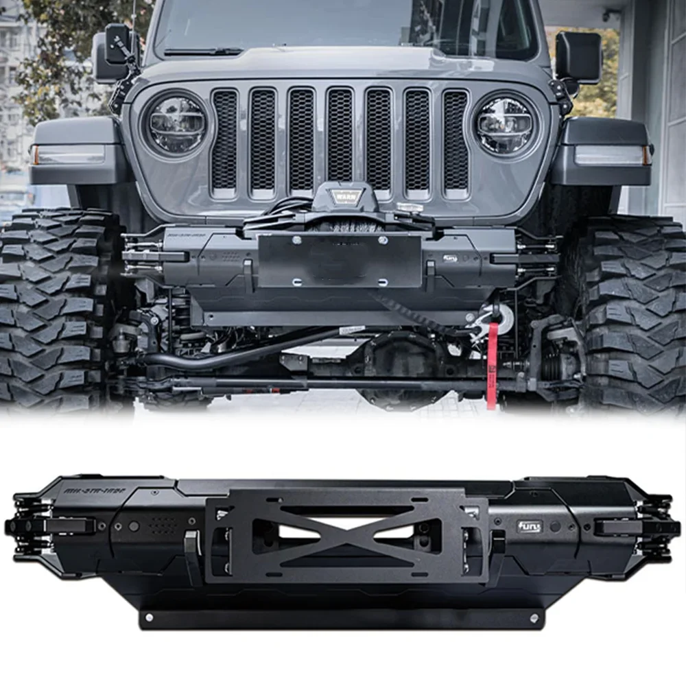 2018 2019 2020 2021 2022 accessories Aluminum Rear bumper For Jeep Wrangler JL