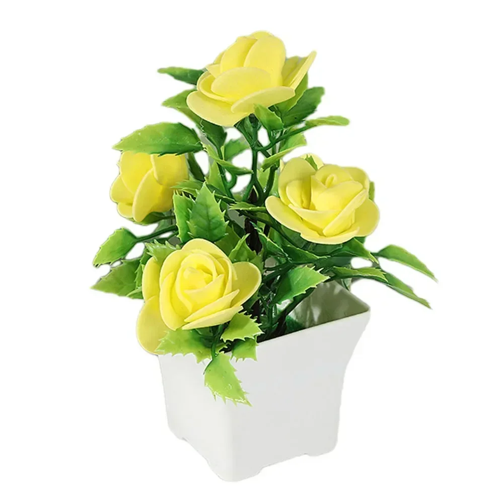 Home Decoration Artificial Flowers Wedding Bouquet Exquisite Workmanship Lifelike Appearance No Sunlight Required