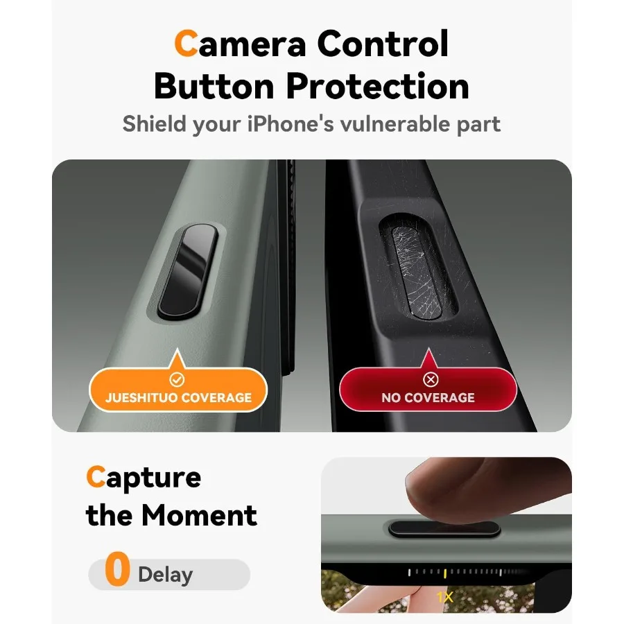 حافظة مغناطيسية لهاتف iPhone 17 Pro مع حماية كاملة للكاميرا وواقي شاشة 1X مصمم لمتانة معززة