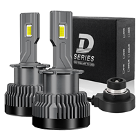 2PCS D2S D4S LED Headlight HID D1S D3S D8S LED Headlamp D2R D4R Bulb 30000LM Xenon Car Light Turbo Lamp Canbus 6000K Plug&Play