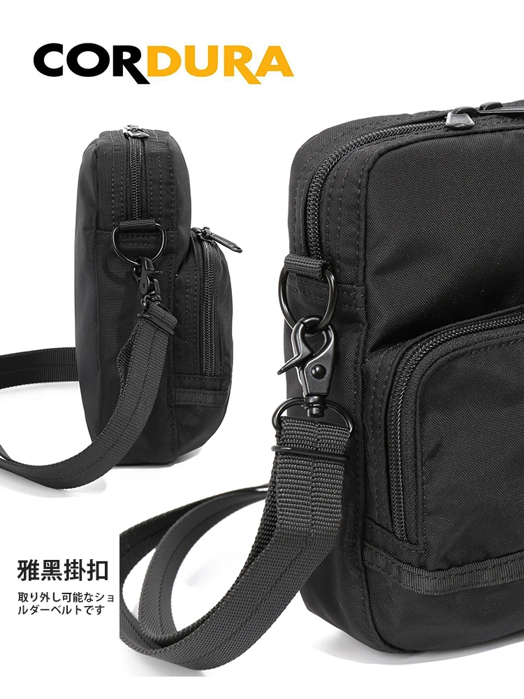 Casual Men Crossbody Bags Waterproof Japanese Style Sling Bag  Fashion Durable Small Shoulder Bag Student School Men Bag