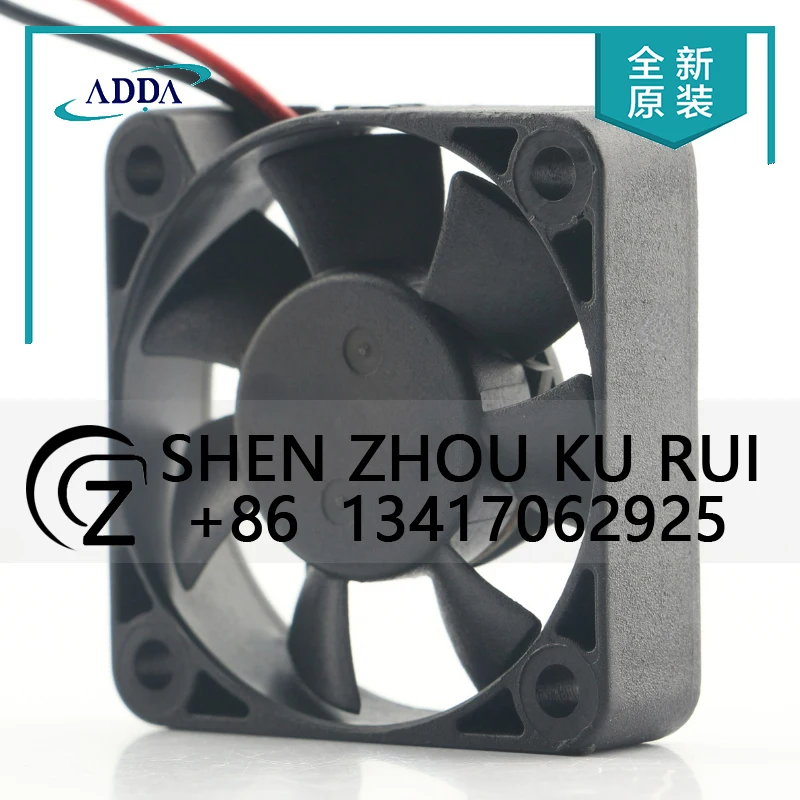 

Original Taiwan ADDA 4010 40X40X10MM 4CM 5V 24V 48V DC12V 0.12A AC EC double ball bearing super quiet AD0412UB-G70 cooling fan