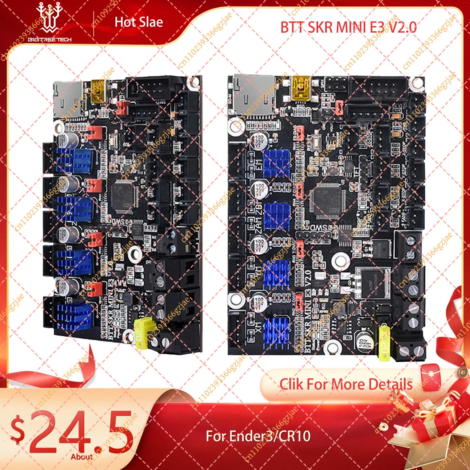 

BIGTREETECH SKR MINI E3 V2 32Bit 3D Motherboard TMC2209 3D Printer Parts For Ender 3/5 Pro Upgrade Ender3 V2 BTT SKR V1.4 Turbo