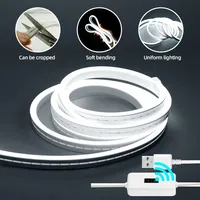 Waterproof Neon LED Strip Light 5V Flexible LED Neon Light Motion Sensor Tape Flexible Ribbon for Bedroom Kitchen Outdoor Garden