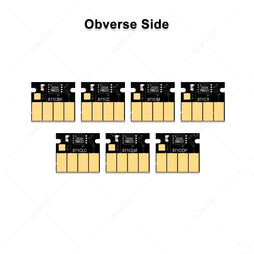 Чип картриджа с чернилами HP 871C для принтера HP Latex 370 375 570 G0Y82C G0Y79C G0Y80C G0Y81C G0Y83C G0Y84C, новые чипы для обновления 3L