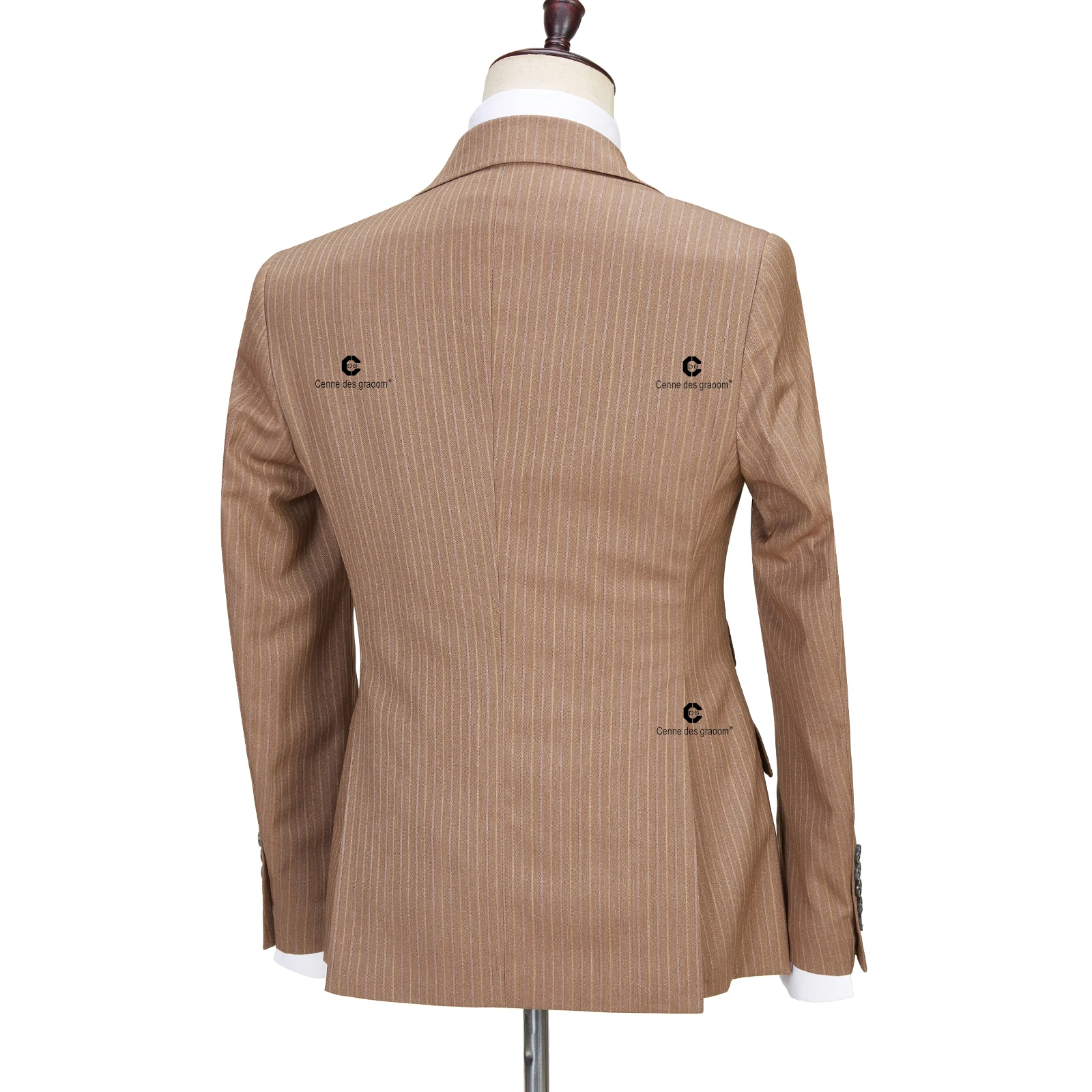 Cenne Des Graoom-traje clásico Formal de 3 piezas para hombre, chaqueta con solapa de pico, chaleco, pantalones informales para fiesta de boda,