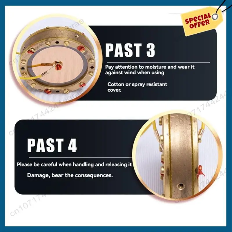 -A15I 34Mm Microfono a membrana larga Core Registrazione Microfono a condensatore Capsula Accessori per microfono