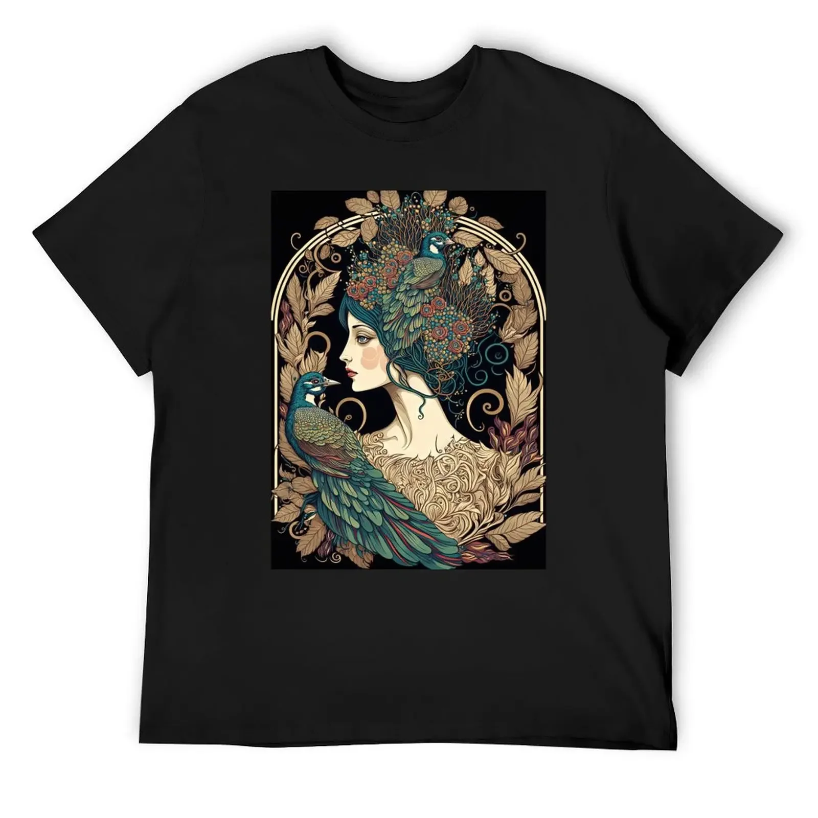 Art Nouveau Hera T-Shirt new edition boys whites graphic tee shirt t shirt for men