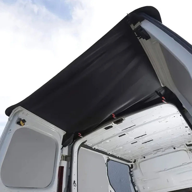 

Солнцезащитный козырек на заднюю дверь автомобиля, 600D ткань Оксфорд, водонепроницаемые навесы для тента для VW Ford, солнцезащитный козырек на заднюю дверь сарая, аксессуары для автофургонов