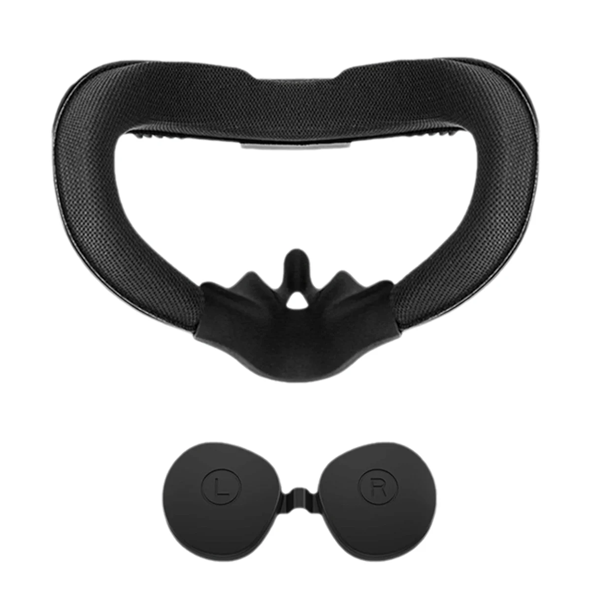 

BABQ! Breathable Face Mask Replacement for Interface Bracket Foam Pad 3in1 with Joystick Caps for Quest2