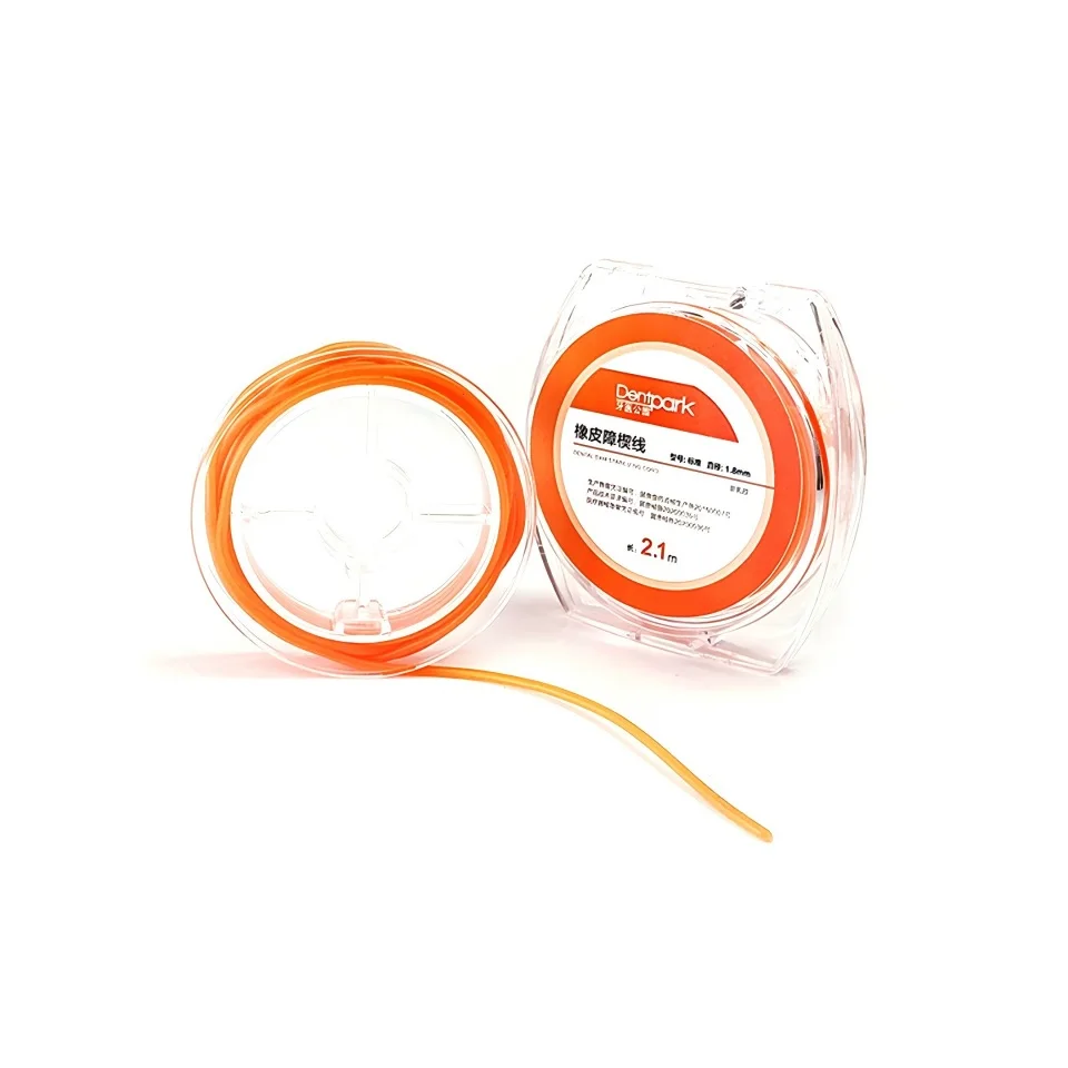 Dental Rubber Dam Stabilizing Cord Stretchy Wedges Alternative To Metal Clamps Non-Latex Sealing Line for Secure Dam Placement