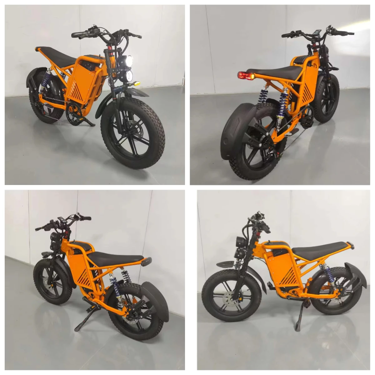 

1500W Fat Tire Electric Mountain Bike 48V 7-Speed Aluminum Frame Brushless Motor Waterproof for Snow