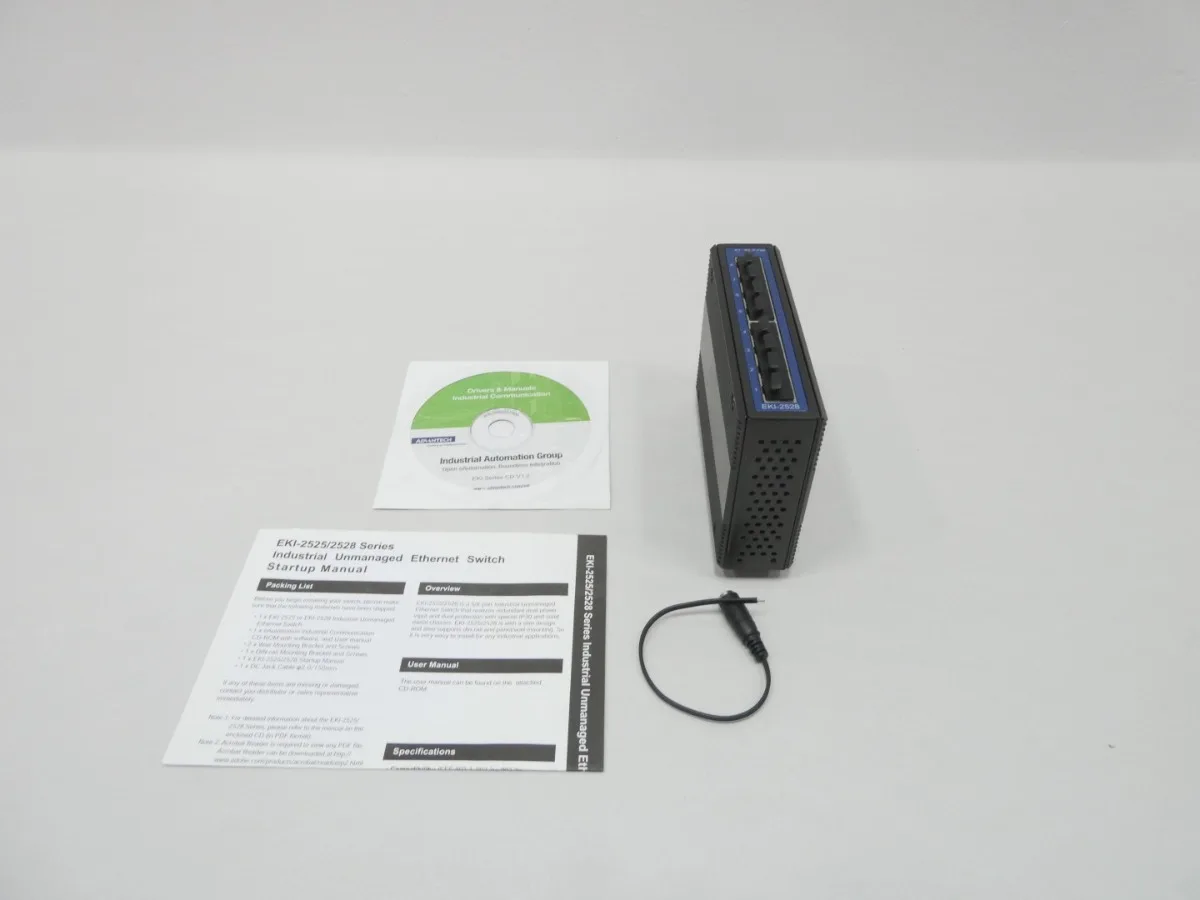 Advantech EKI-2528 8-port 10/100mbps Unmanaged Ethernet Switch#MOQU