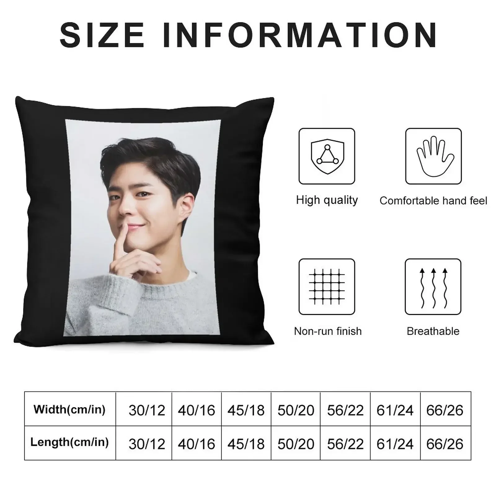 Park Bo Gum Throw Pillow Decorative Sofa Cushion Sofa Cover pillow