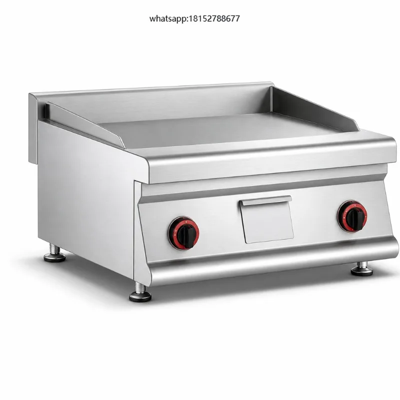 Electric Stainless Steel Griddle Machine 5KW for Restaurant Kitchen Steak Frying Cooking
