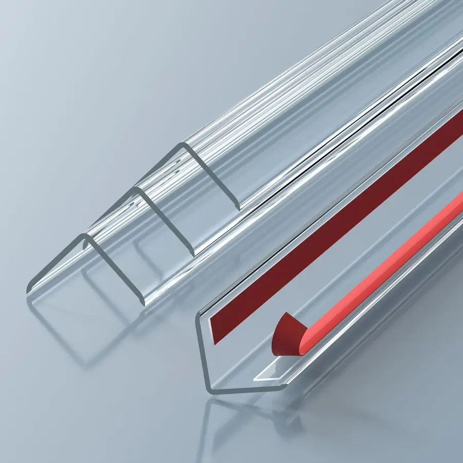 

Угловая защита, 4 шт., 31,5x1,18, самоклеящиеся прозрачные защитные уголки для стен, дверей шкафа, защитная накладка для края, легко устанавливается