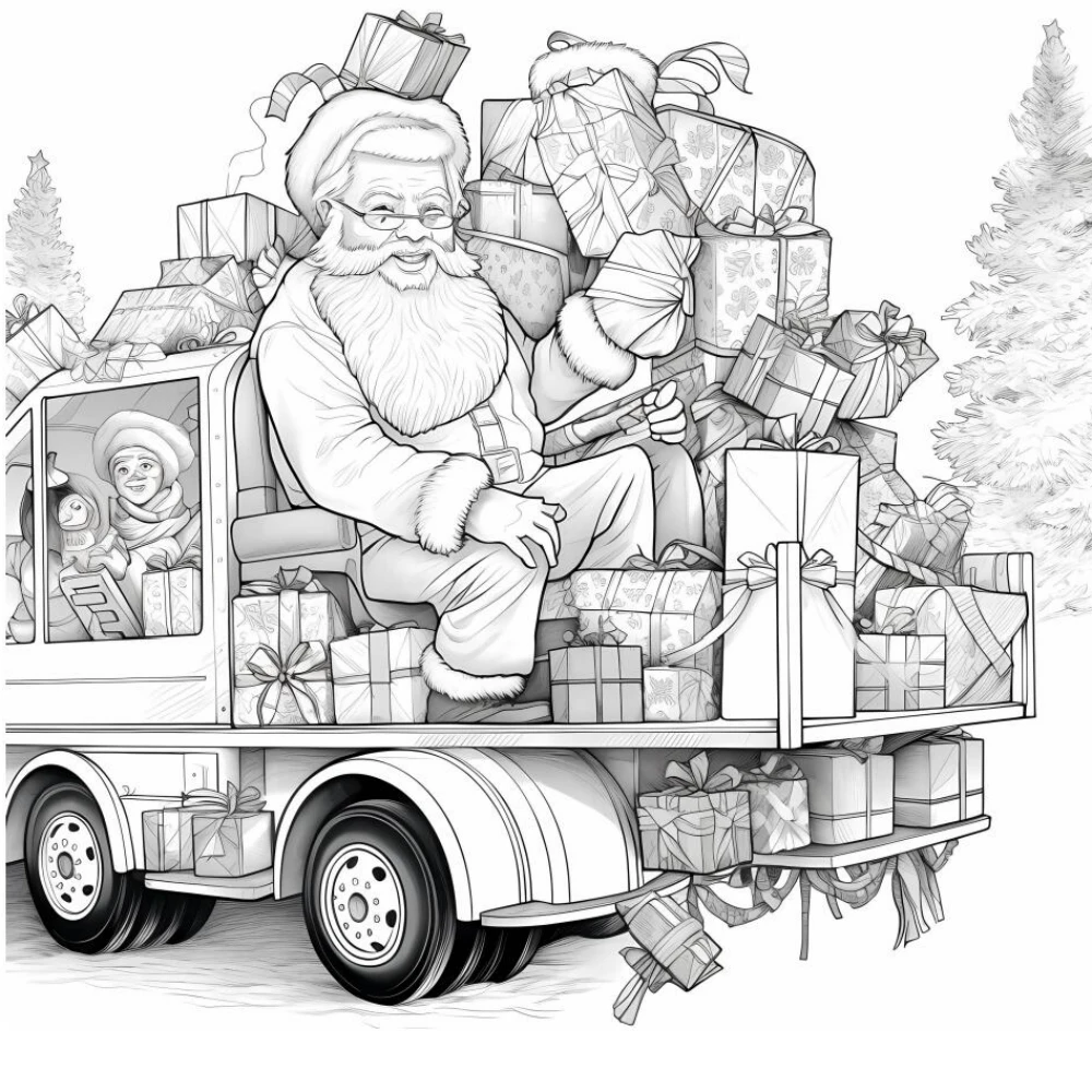 Книга-Раскраска с двойными страницами, 20 страниц