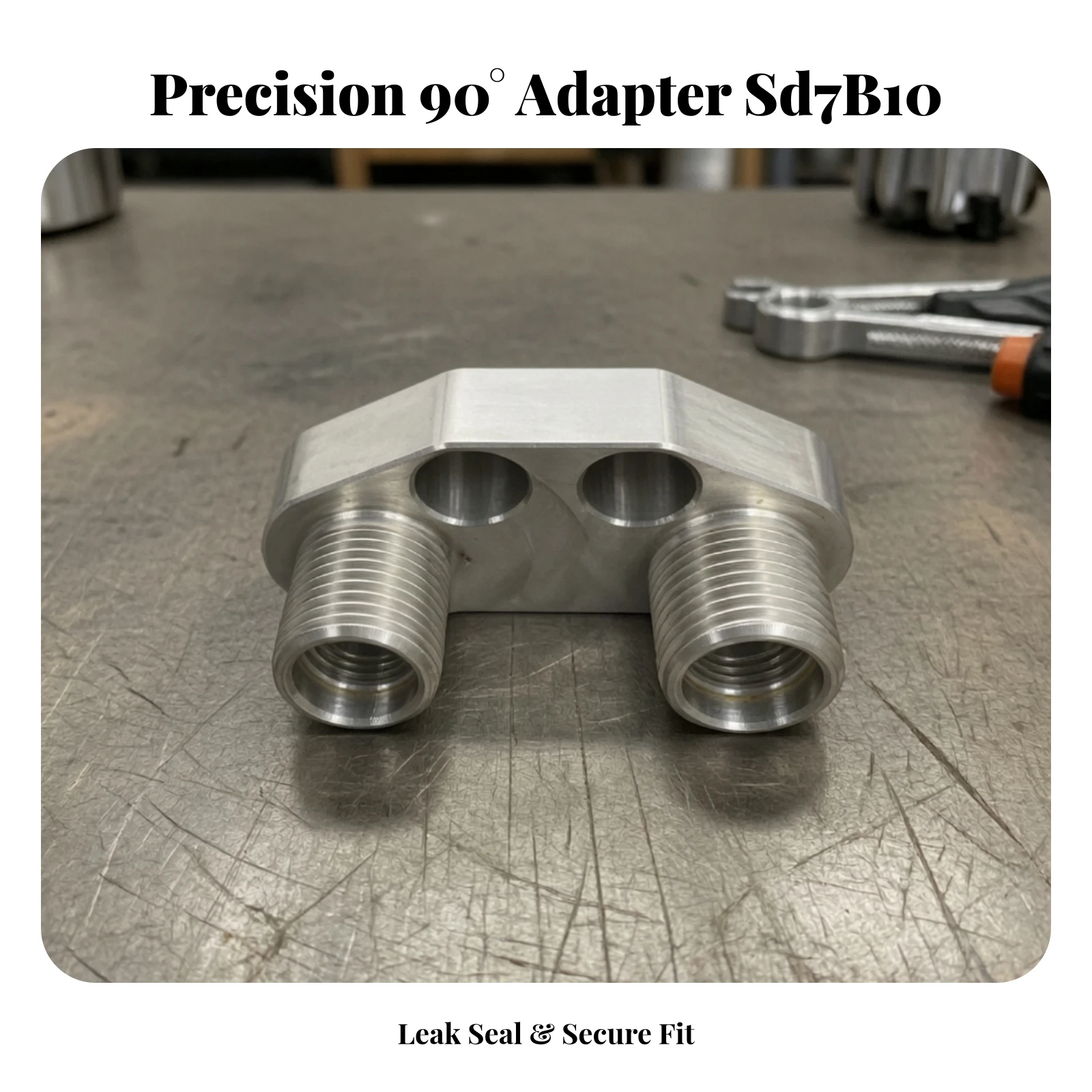 Air Conditioning Compressor Adapter Fitting Long-Lasting Compressor Fitting with Bolts Hardware Threaded for Mechanics