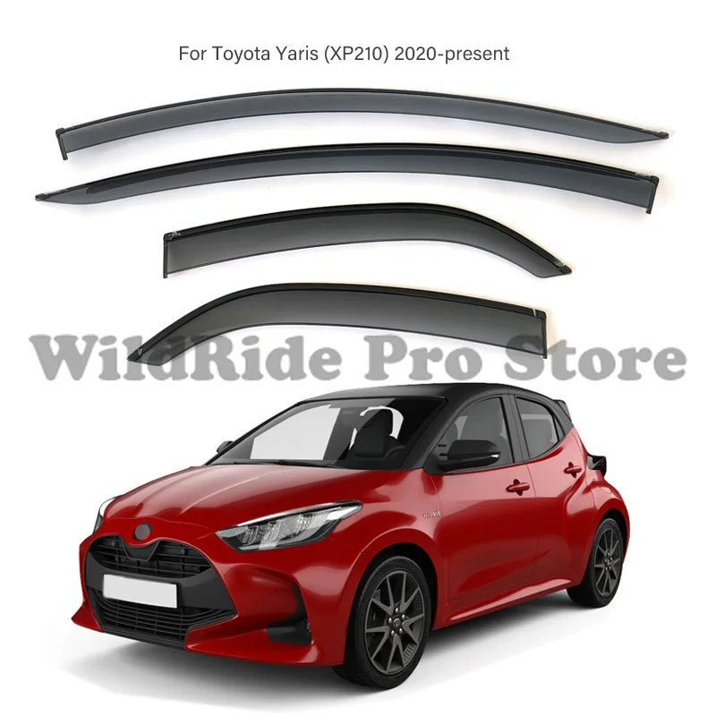 

1 комплект дефлектора дождя для Toyota Yaris Hatchback XP210 2020-на козырьке лобового стекла