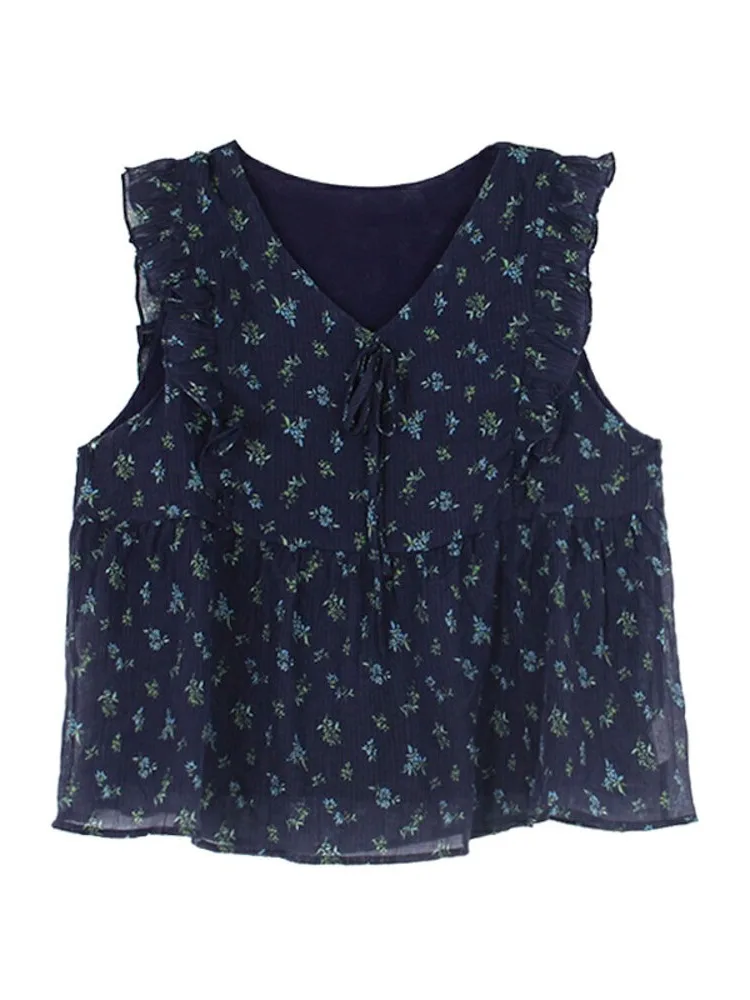 Csa Retro con Estampado Floral para Mujer, Cuello en V, con Cinturón, E, Linda, Hoada, Manga Larga, Corta, Estilo...