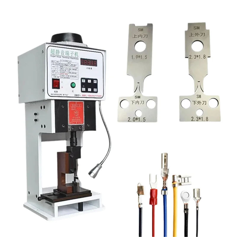 

4pcs OTP Terminal Crimper Blades Crimping Machine Applicator Die Set KET AMP jst Terminal Crimping Machine Mold knife / blades