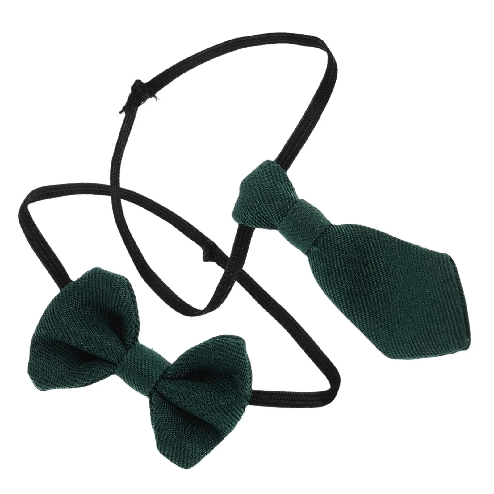 1 Juego de Corbatas y Lazos de Moño en Miniatura, Tela Suave, Accesorio Versátil para Vestimenta, Decoración de Vestidos, Mini Lazo, Corbata Pequeña