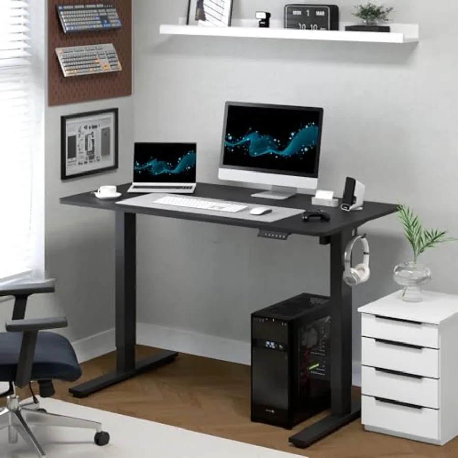 Electric Standing Desk, One-Piece Desktop