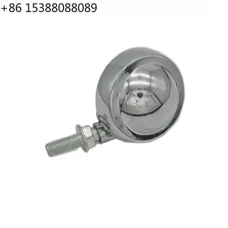 Industrial 50mm silver-zinc alloy ball casters, used in hospitals, medical offices, and furniture trolleys,(1pcs)