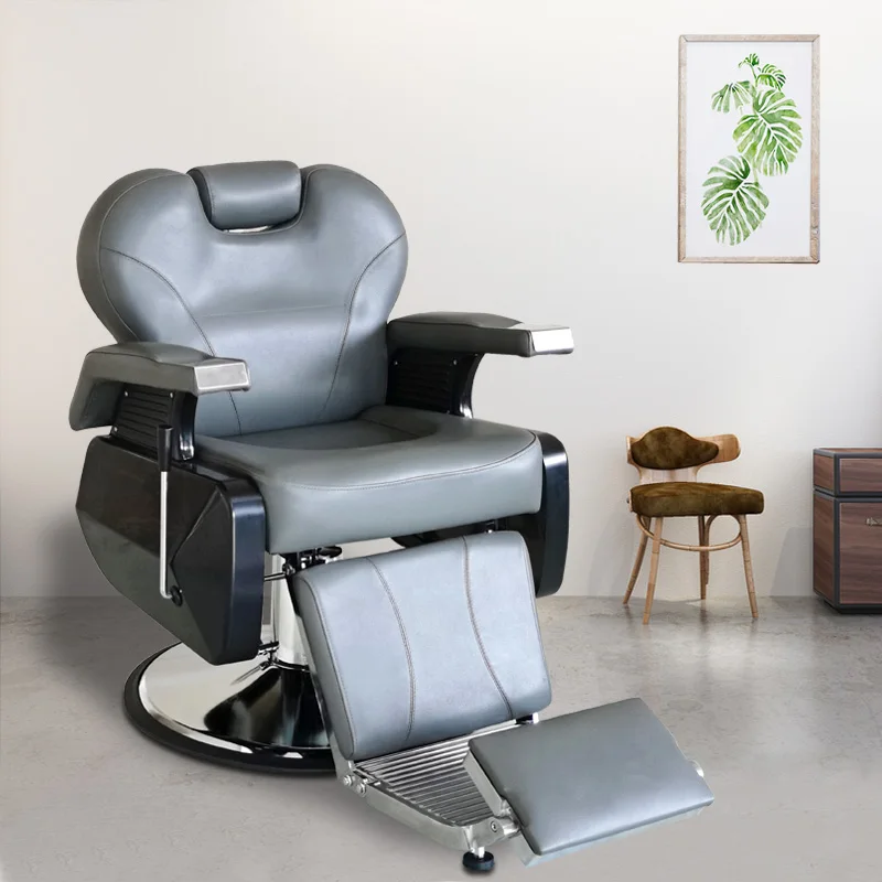 Great Value Men's Hairdressing Oil Chair Hair Salon Salon Shave Shave Hairdressing can put the chair down