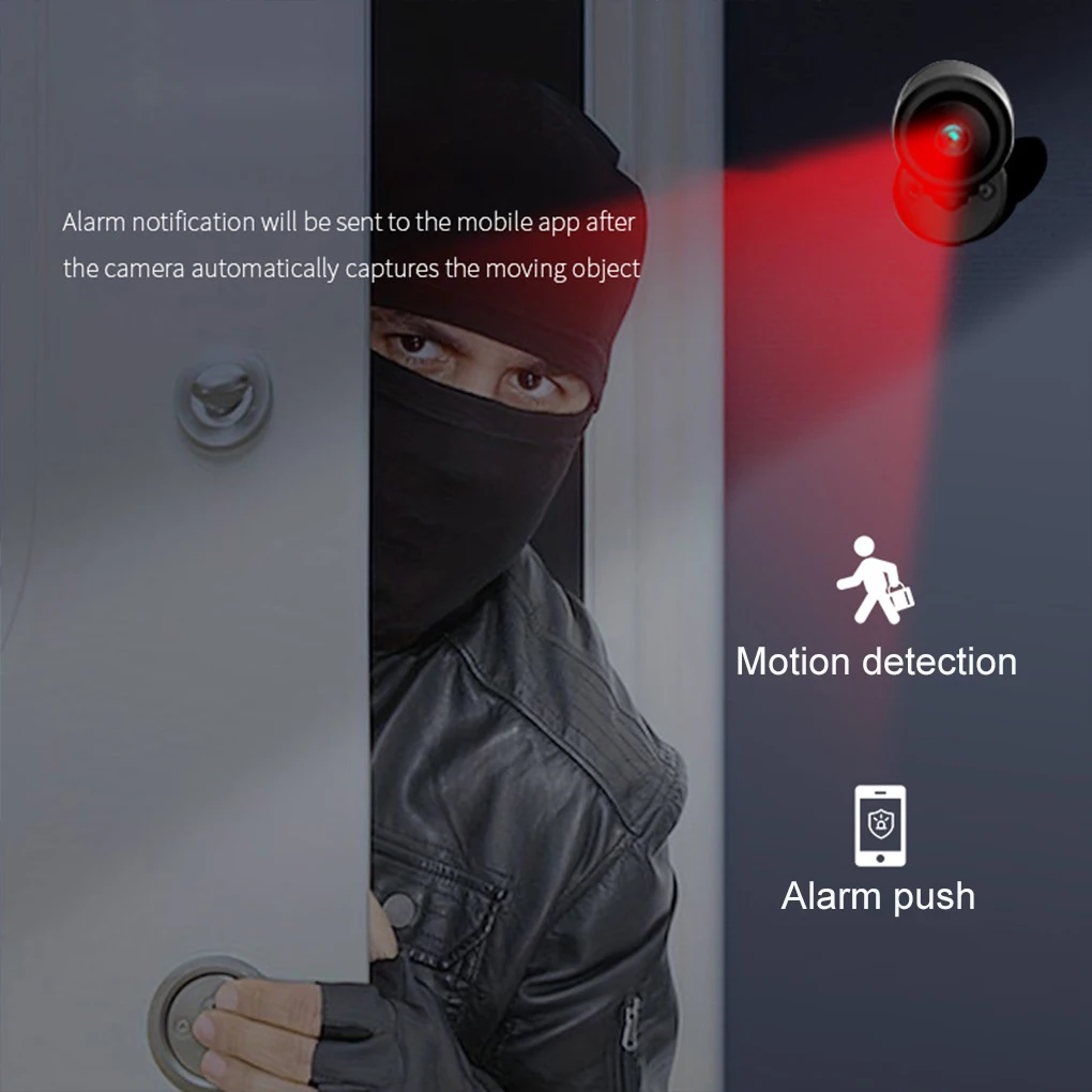 1080P High-definition Camera With Wide-angle Lens For Mobile Phone Remote Control Security Camera