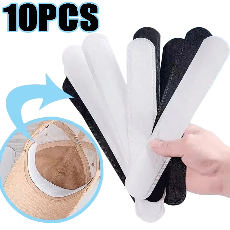Disposable Adjustable Cap Neck Sticker Brim Stickers Pads Self-adhesive Sweat Absorption Breathable Suitable for All Hats