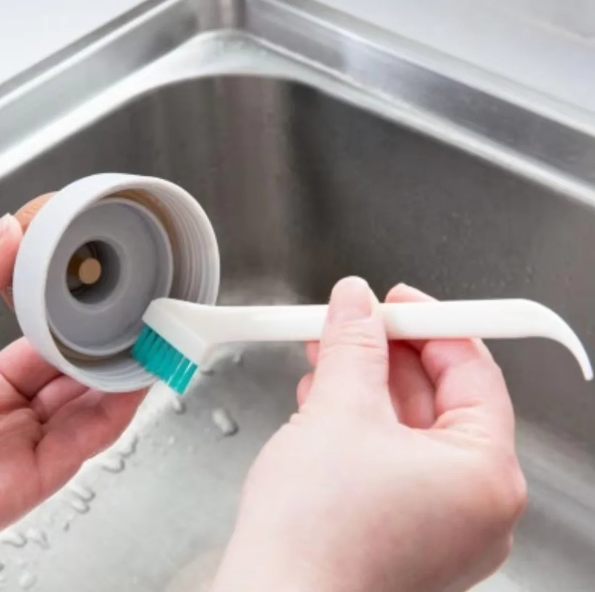 

2 Pcs/Set cleaning narrow brush long handle portable gap baby bottle gap cleaning brush household kitchen tool small brush