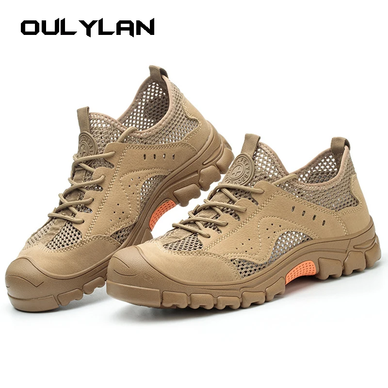 

Breathable Safety Shoes Men Women Steel Toe Work Boots Indestructible Working Sneaker Puncture Proof Safety Work Boots Security