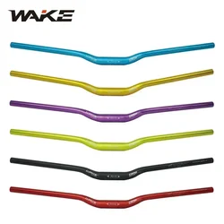WAKE MTB Mountain Bike Swallow Handlebar Aluminum Alloy 720mm 780mm Diameter 31.8mm 313g Matte Texture Bicycle Accessories Parts