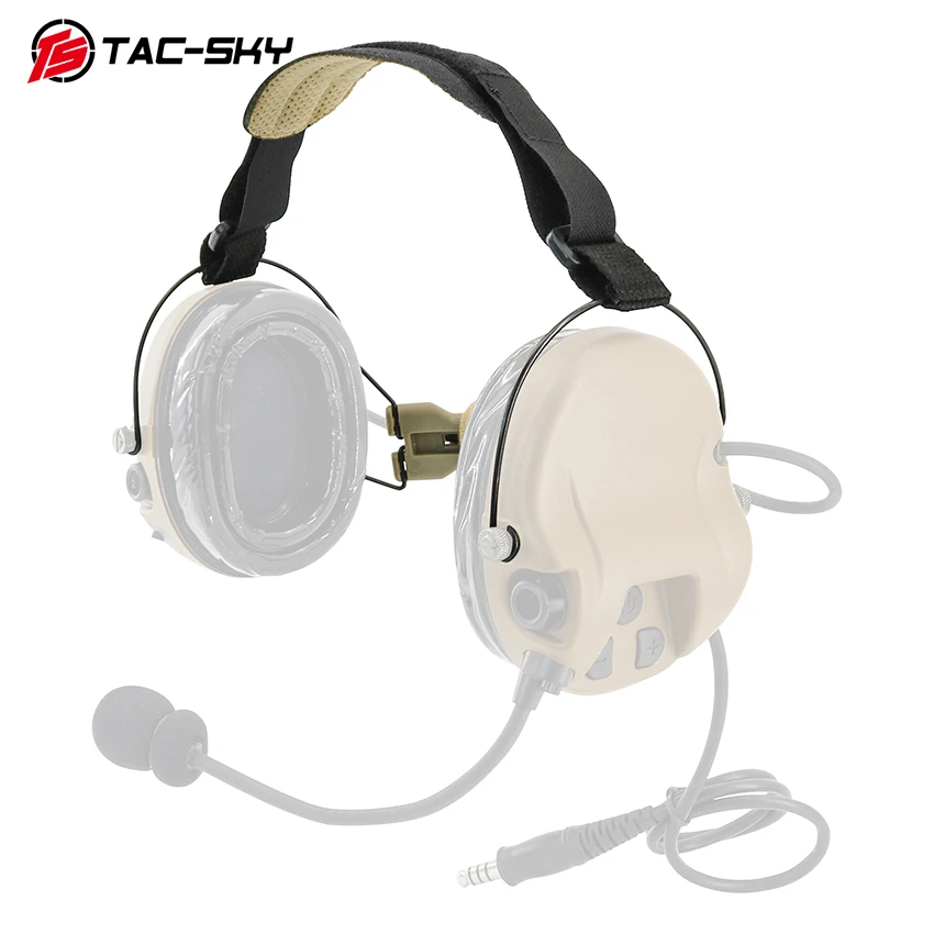 

TS TAC-SKY Tactical Headset Rear-Mount Headband Replacement Compatible with TCI LIBERAT V and H300 Headset Models