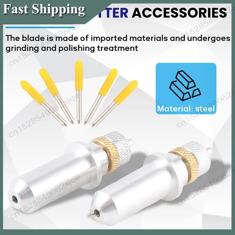 -ABKM 17Pcs/Set 30/45/60 Degree For Roland Cutting Plotter Vinyl Cutter Blade+Holder Refine  Redsail Cutter Plotter Cuttin