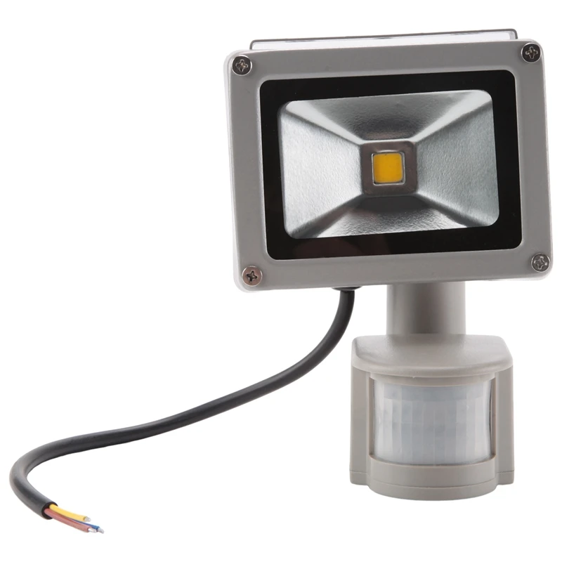 

Warm White LED Spotlight floodlight Spotlight floodlight with LED lighting and PIR motion sensor (10 Watts)